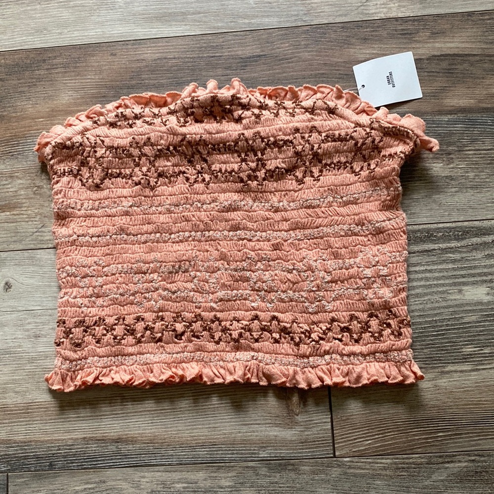 Pink tube top